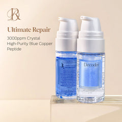 Decoder Blue Copper Peptide Serum - 3000ppm Anti-Aging Repair for Dark Spots, Wrinkles & Pores | Hypoallergenic
