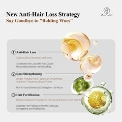 Strengthening Shampoo | Herbal Extracts & Caffeine for Hair Growth & Scalp Health