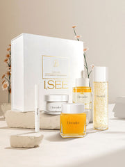 Decoder "I See" Skincare Gift Set - 24K Gold + Honey + Squalane (5-Piece Vegan Holiday Set)