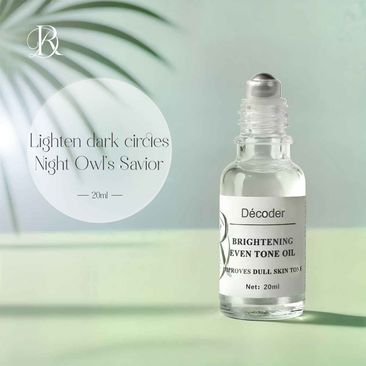 Decoder Multi-Benefit Eye Oil - Anti-Puffiness, Wrinkle & Brightening with Botanical Oils | Vegan